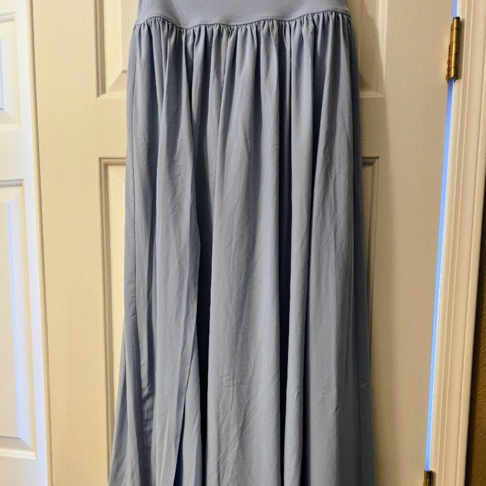HALARA Light Blue Asymmetrical Women's Skirt